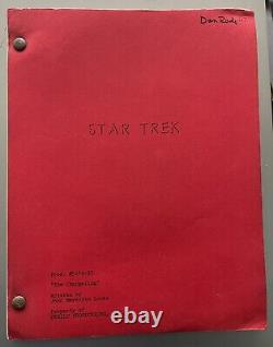 Star Trek The Original Series Production Script Changeling Donald Rode Copy