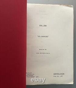 Star Trek The Original Series Production Script Changeling Donald Rode Copy