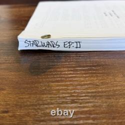 Star Wars Episode II Attack of the Clones Second Draft Original Movie Script