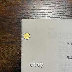 Star Wars Episode VI Revenge of the Jedi Second Draft Movie Script RARE