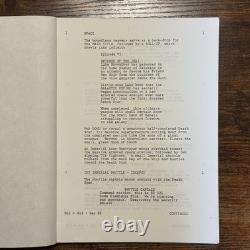 Star Wars Episode VI Revenge of the Jedi Second Draft Movie Script RARE