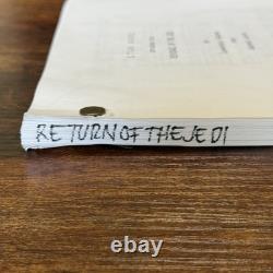 Star Wars Episode VI Revenge of the Jedi Second Draft Movie Script RARE