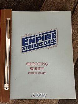 Star Wars Movie Shooting Script THE EMPIRE STRIKES BACK 4th Draft Oct 24 1978