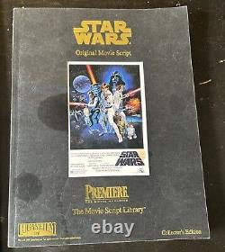 Star Wars Original Movie Script Collector's Edition. Premiere The Movie Magazine