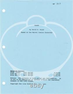 Stephen Dorff Wesley Snipes BLADE Original screenplay for the 1998 film #155767
