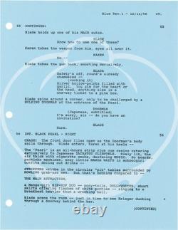 Stephen Dorff Wesley Snipes BLADE Original screenplay for the 1998 film #155767