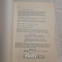 Stephen King Original Movie Script Creepshow 1st Draft (1979)