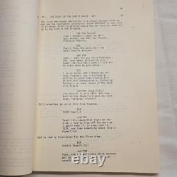 Stephen King Original Movie Script Creepshow 1st Draft (1979)