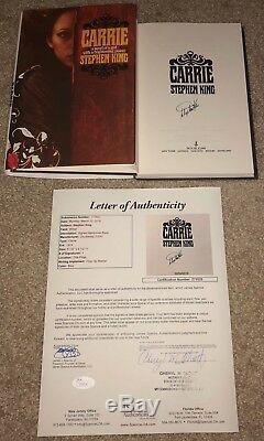 Stephen King Signed Carrie Hardcover Book Author Movie Shining It Jsa