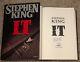 Stephen King Signed It 1st/1st Edition Hardcover Book Author Movie Pennywise
