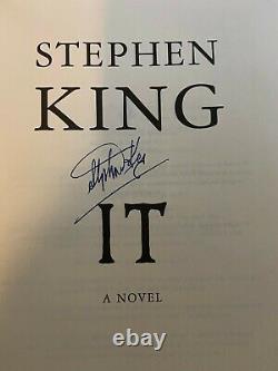 Stephen King Signed It Hardcover Book Author Movie Pennywise New 2017 Jsa