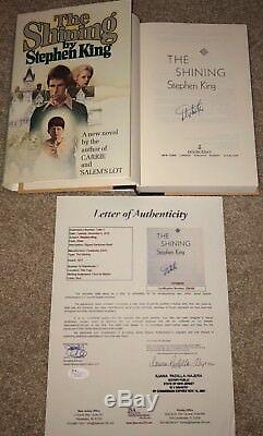 Stephen King Signed The Shining Hardcover Book Author Movie Jack Nicholson Jsa