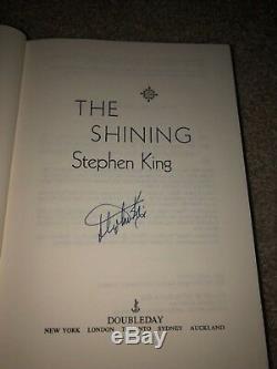 Stephen King Signed The Shining Hardcover Book Author Movie Jack Nicholson Jsa