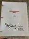 Stephen Tobolowsky Groundhog Day Autograph Signed Movie Script Screenplay No Coa