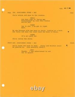 Steve Martin ROXANNE Original screenplay for the 1987 film 1986 #171897