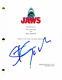 Steven Spielberg Signed Autograph Jaws Full Movie Script Roy Scheider