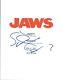 Steven Spielberg Signed Autographed Jaws Full Movie Script Coa Vd