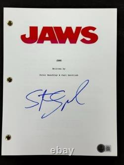 Steven Spielberg signed Jaws Full Movie Script autograph Beckett BAS Steven Spielberg signed Jaws Full Movie Script autograph Beckett BAS