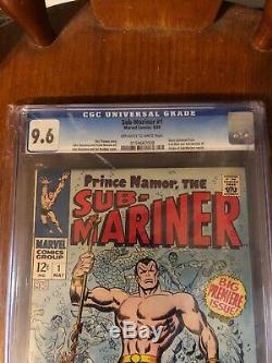 Sub-Mariner #1 cgc 9.6 (May 1968, Marvel) Movie Coming 1st Solo Book Origin MCU