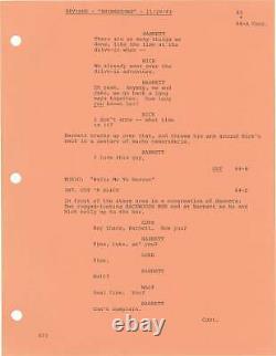 Sylvester Stallone RHINESTONE Original screenplay for the 1984 film 1983 #163380
