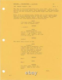 Sylvester Stallone RHINESTONE Original screenplay for the 1984 film 1983 #163380