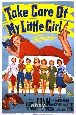 TAKE CARE OF MY LITTLE GIRL / Philip Epstein 1950 Screenplay, Jeanne Crain film