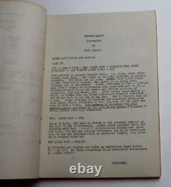 TARGET EARTH / William Raynor 1954 Movie Script Screenplay, Robots from Venus