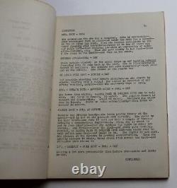 TARGET EARTH / William Raynor 1954 Movie Script Screenplay, Robots from Venus