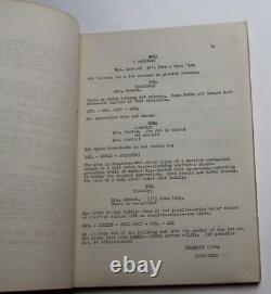 TARGET EARTH / William Raynor 1954 Movie Script Screenplay, Robots from Venus