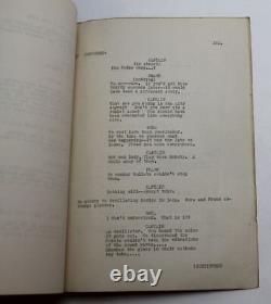 TARGET EARTH / William Raynor 1954 Movie Script Screenplay, Robots from Venus