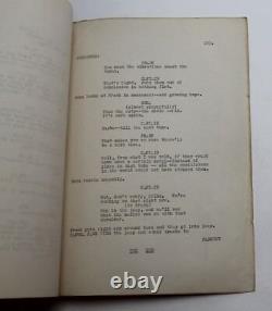 TARGET EARTH / William Raynor 1954 Movie Script Screenplay, Robots from Venus