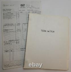 TEEN WITCH / Robin Menken 1987 Screenplay, Robyn Lively comedy film Cult Classic