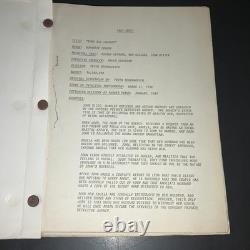 THEY ALL LAUGHED 1979 1st Draft Script Audrey Hepburn Bogdanovich John Ritter