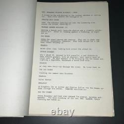 THEY ALL LAUGHED 1979 1st Draft Script Audrey Hepburn Bogdanovich John Ritter