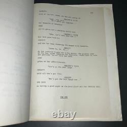 THEY ALL LAUGHED 1979 1st Draft Script Audrey Hepburn Bogdanovich John Ritter