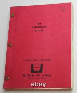 THE ANDROMEDA STRAIN / Nelson Gidding 1979 Original Movie Script Screenplay