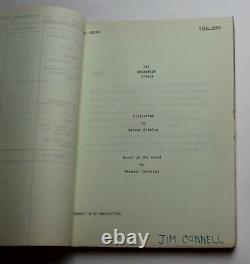 THE ANDROMEDA STRAIN / Nelson Gidding 1979 Original Movie Script Screenplay