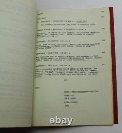 THE ANDROMEDA STRAIN / Nelson Gidding 1979 Original Movie Script Screenplay