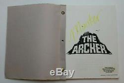 THE ARCHER FUGITIVE FROM THE EMPIRE / Nicholas Corea, 1980 TV Movie Screenplay