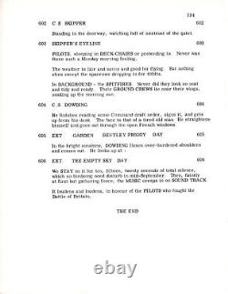 THE BATTLE OF BRITAIN 1969 feature film script by Kennaway & Greatorex