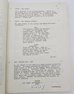 THE BIG BUS / Fred Freeman 1975 Screenplay, nuclear-powered bus disaster movie