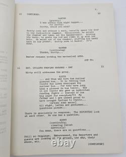 THE BIG BUS / Fred Freeman 1975 Screenplay, nuclear-powered bus disaster movie