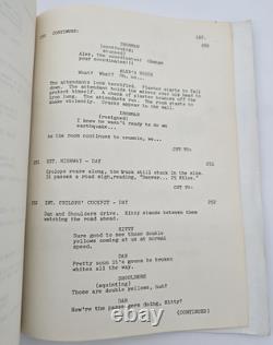 THE BIG BUS / Fred Freeman 1975 Screenplay, nuclear-powered bus disaster movie