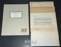 THE BUNNY CAPER 1974 Jack Arnold Original Movie Script GAMES GIRLS PLAY COA