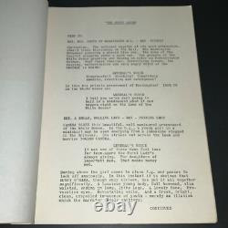 THE BUNNY CAPER 1974 Jack Arnold Original Movie Script GAMES GIRLS PLAY COA