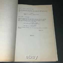 THE BUNNY CAPER 1974 Jack Arnold Original Movie Script GAMES GIRLS PLAY COA