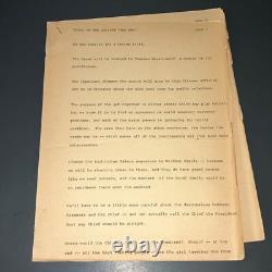 THE BUNNY CAPER 1974 Jack Arnold Original Movie Script GAMES GIRLS PLAY COA