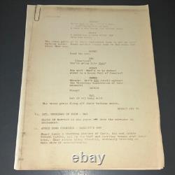 THE BUNNY CAPER 1974 Jack Arnold Original Movie Script GAMES GIRLS PLAY COA