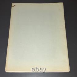 THE BUNNY CAPER 1974 Jack Arnold Original Movie Script GAMES GIRLS PLAY COA