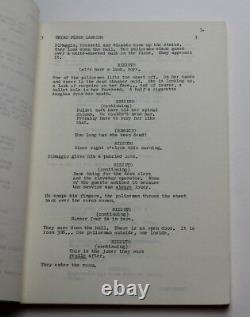 THE CHEAP DETECTIVE / 1977 Movie Script, Parody of Casablanca and Maltese Falcon